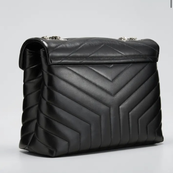 Saint Laurent Bags Saint Laurentloulou Medium Ysl Matelasse Calfskin Flaptop Shoulder Bag